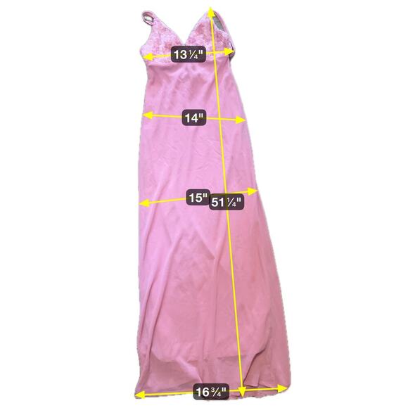 Wild Fable Pink Lace Floral Bust Slip Dress | Maxi  Style. 
Size-XXS - Picture 8 of 8